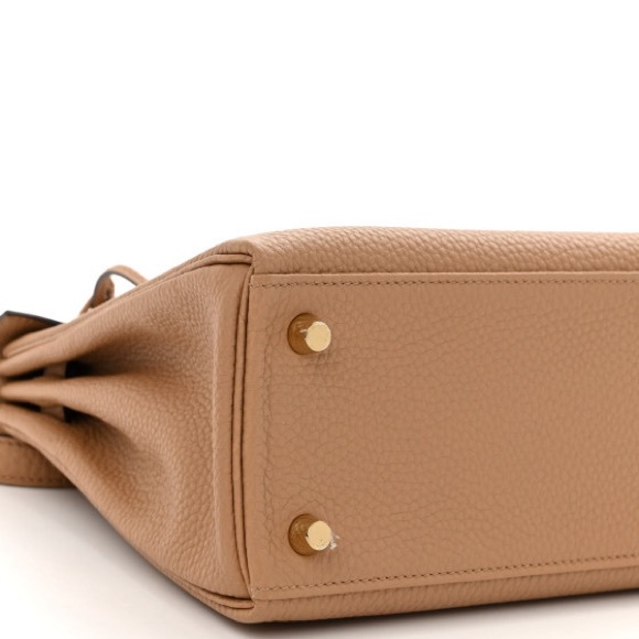 2022 Hermes Kelly 25 Togo Chai gold hardware - Picture 4 of 15